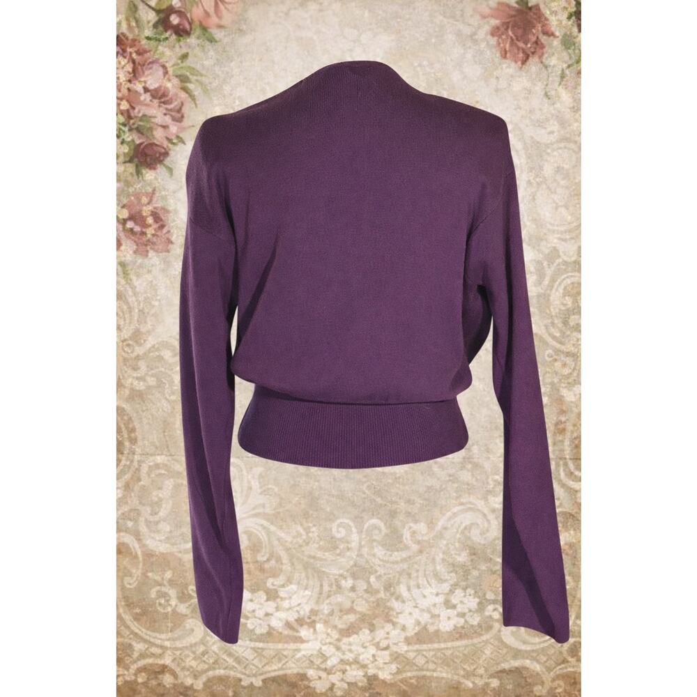 Vintage IB Diffusion Embellished V-Neck Sweater - Picture 3 of 5